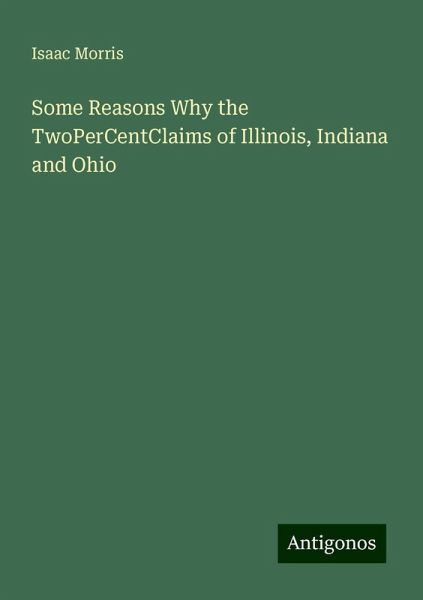 Some Reasons Why the TwoPerCentClaims of Illinois, Indiana and Ohio