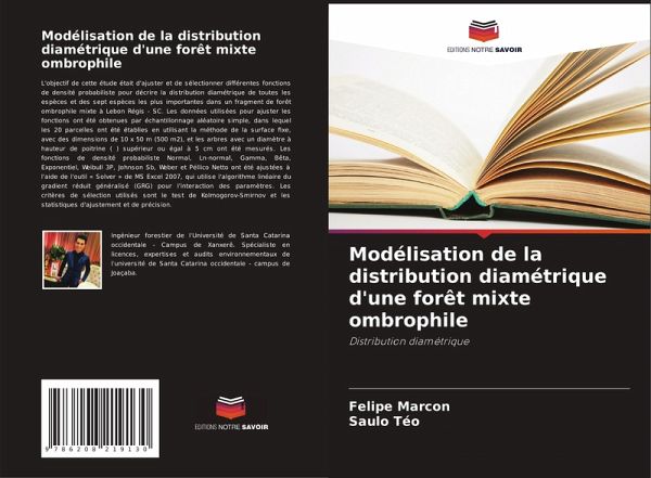 Modélisation de la distribution diamétrique d'une forêt mixte ombrophile