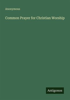 Cover Common Prayer for Christian Worship