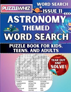 Astronomy - Themed Word Search - Fun & Educational Puzzles for Kids, Teens, and Adults (Large Print Edition) - Publishing, Puzzlewhiz