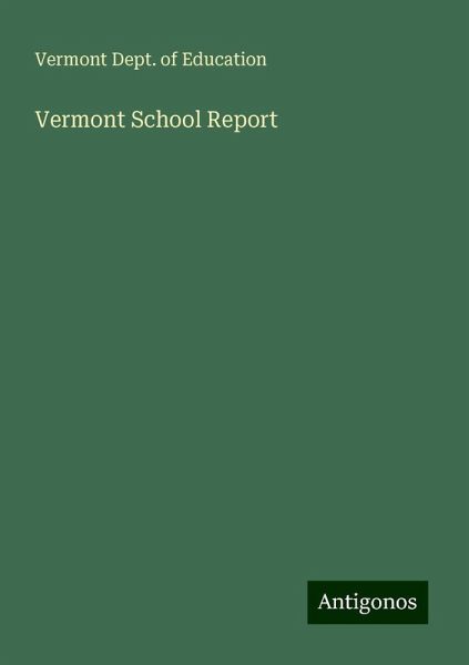 Vermont School Report Vermont School Report