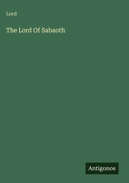 The Lord Of Sabaoth
