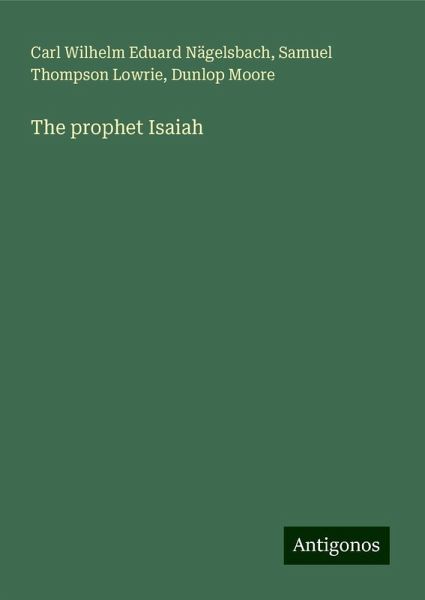 The prophet Isaiah The prophet Isaiah