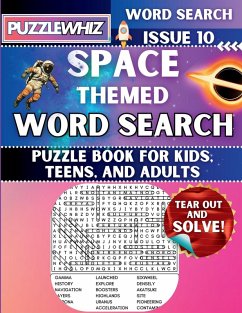 Space - Themed Word Search - Fun & Educational Puzzles for Kids, Teens, and Adults (Large Print Edition) - Publishing, Puzzlewhiz