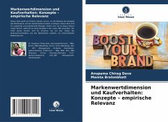 Cover Markenwertdimension und Kaufverhalten: Konzepte ¿ empirische Relevanz