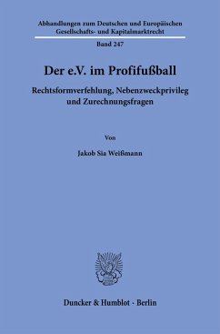 Cover Der e.V. im Profifußball