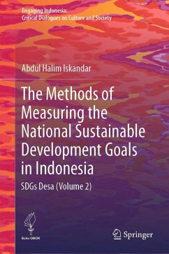 Cover The Methods of Measuring the National Sustainable Development Goals in Indonesia