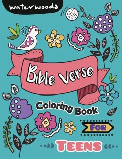 Cover Bible Verse Coloring Book for Teens
