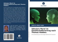 Cover Säkulare Moral im Gesellschaftsvertrag nach Thomas Hobbes: