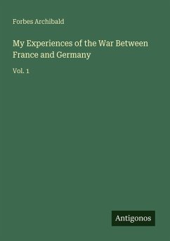 Cover My Experiences of the War Between France and Germany