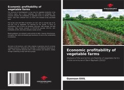 Cover Economic profitability of vegetable farms
