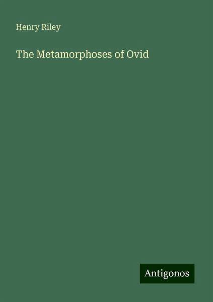 The Metamorphoses of Ovid