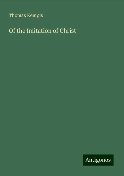 Of the Imitation of Christ