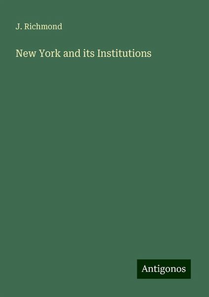 New York and its Institutions