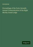 Proceedings of the Forty-Seventh Annual Communication of the Right Morthy Grand Lodge