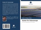 Kosten für Solarenergie