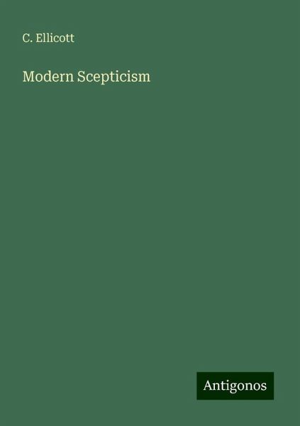 Modern Scepticism