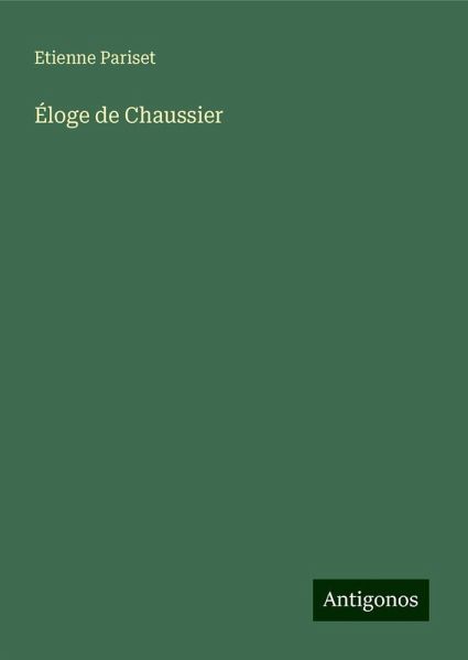 Éloge de Chaussier