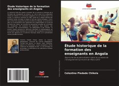 Cover Étude historique de la formation des enseignants en Angola
