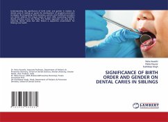 Cover SIGNIFICANCE OF BIRTH ORDER AND GENDER ON DENTAL CARIES IN SIBLINGS