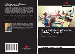 Cover Historical study of teacher training in Angola