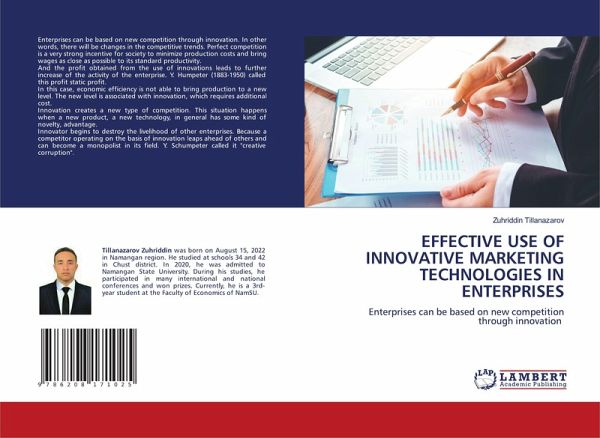 EFFECTIVE USE OF INNOVATIVE MARKETING TECHNOLOGIES IN ENTERPRISES EFFECTIVE USE OF INNOVATIVE MARKETING TECHNOLOGIES IN ENTERPRISES