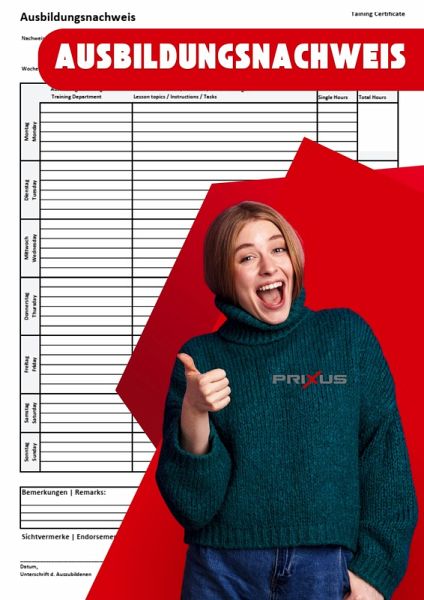 Ausbildungsnachweisheft