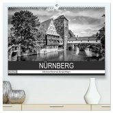 NÜRNBERG Monochrome Ansichten (hochwertiger Premium Wandkalender 2025 DIN A2 quer), Kunstdruck in Hochglanz