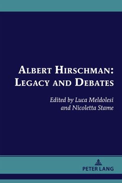 Cover Albert Hirschman: Legacy and Debates