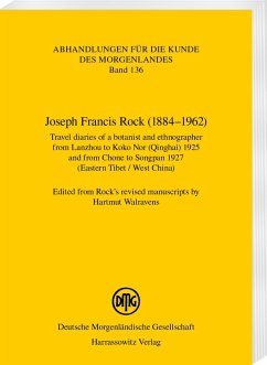 Cover Joseph Francis Rock (1884-1962). Travel diaries of a botanist and ethnographer from Lanzhou to Koko Nor (Qinghai) 1925 and from Chone to Songpan 1927 (Eastern Tibet / West China)