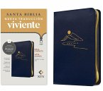 Biblia Compacta Ntv, Letra Gigante de Zíper Con Filament (Sentipiel, Azul, Letra Roja)