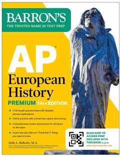 Cover AP European History Premium, Fourteenth Edition: Prep Book with 5 Practice Tests + Comprehensive Review + Online Practice (2026)
