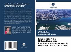 Cover Studie über die Behandlung von kommunalem Abwasser in Haridwar mit 27 MLD SBR
