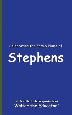 Cover Celebrating the Family Name of Stephens