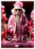 Stylish cats (Wall Calendar 2025 DIN A3 portrait), CALVENDO 12 Month Wall Calendar Stylish cats (Wall Calendar 2025 DIN A3 portrait), CALVENDO 12 Month Wall Calendar