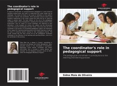 Cover The coordinator's role in pedagogical support