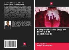 Cover A importância da ética no currículo de contabilidade