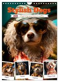 Stylish Dogs (Wall Calendar 2025 DIN A4 portrait), CALVENDO 12 Month Wall Calendar