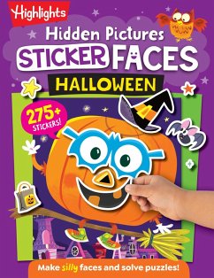 Cover Hidden Pictures Sticker Faces: Halloween
