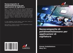 Cover Nanocomposito di polidimetilsilossano per applicazioni di sigillatura