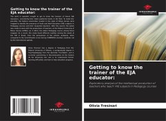Cover Getting to know the trainer of the EJA educator: