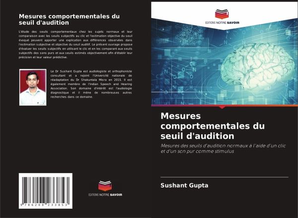 Mesures comportementales du seuil d'audition