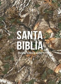 Cover Biblia Rvr 1960 Compacta Símil Piel Camuflaje Hojas Verde (Bible Rvr 1960 Compact Size Leatherlike Green Leaves Camouflage (Spanish Edition)