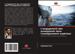 Cover L'engagement des enseignants dans l'enseignement supérieur