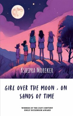 Cover Girl over the moon , on sands of time