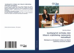 Cover boshlang'ich ta'limda chet tillarni o'qitishning zamonaviy metodikasi
