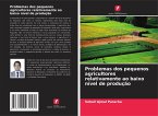 Problemas dos pequenos agricultores relativamente ao baixo nível de produção Problemas dos pequenos agricultores relativamente ao baixo nível de produção