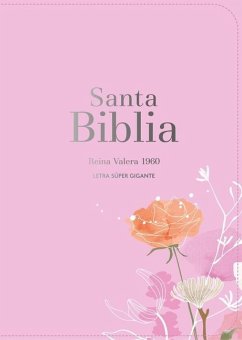 Cover Biblia Rvr 1960 Letra Súper Gigante Símil Piel Rosa (Bible Rvr 1960 Super Giant Print Leatherlike Pink (Spanish Edition)