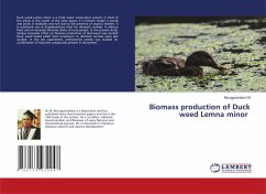 Cover Biomass production of Duck weed Lemna minor