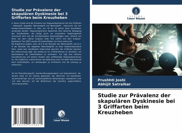 Studie zur Prävalenz der skapulären Dyskinesie bei 3 Griffarten beim Kreuzheben Studie zur Prävalenz der skapulären Dyskinesie bei 3 Griffarten beim Kreuzheben